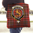 AIO Pride MacKintosh Hunting Weathered Clan Tartan Crest Tote Bag
