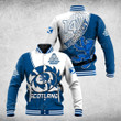 AIO Pride - Custom Text And Number Scotland Rugby Lion Thistle Varsity Jacket