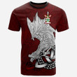 AIO Pride Ballingall Family Crest T-Shirt - Celtic Dragon Red