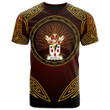 AIO Pride MacInroy Family Crest T-Shirt - Celtic Patterns Brown Style