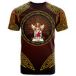 AIO Pride Craigge Family Crest T-Shirt - Celtic Patterns Brown Style