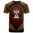 AIO Pride Tweedie Family Crest T-Shirt - Celtic Patterns Brown Style