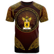 AIO Pride Govan Family Crest T-Shirt - Celtic Patterns Brown Style