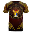 AIO Pride Echlin Family Crest T-Shirt - Celtic Patterns Brown Style