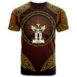 AIO Pride Beattie Family Crest T-Shirt - Celtic Patterns Brown Style
