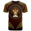 AIO Pride Arkley Family Crest T-Shirt - Celtic Patterns Brown Style