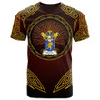 AIO Pride Spurrier Family Crest T-Shirt - Celtic Patterns Brown Style