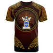 AIO Pride Moody Or Mudie Family Crest T-Shirt - Celtic Patterns Brown Style
