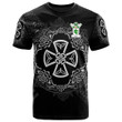 AIO Pride Lyons Family Crest T-Shirt - Celtic Cross With Knot