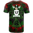 AIO Pride Murdoch Family Crest T-Shirt - Celtic Dragonfly & Leaf Vines - Watercolor Style