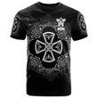 AIO Pride Cushney Family Crest T-Shirt - Celtic Cross With Knot