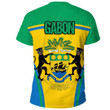 AIO Pride Gabon Active Flag T-Shirt