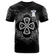 AIO Pride Hannay Family Crest T-Shirt - Celtic Cross With Knot