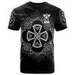 AIO Pride Welsh Family Crest T-Shirt - Celtic Cross With Knot