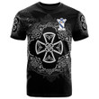 AIO Pride Stirling Family Crest T-Shirt - Celtic Cross With Knot