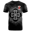 AIO Pride Croke Or Crook Family Crest T-Shirt - Celtic Cross With Knot
