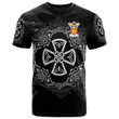 AIO Pride Ferrier Family Crest T-Shirt - Celtic Cross With Knot
