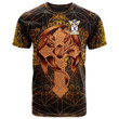 AIO Pride Butterworth Family Crest T-Shirt - Celtic Tree With Dragon Brown
