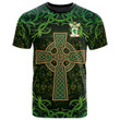 AIO Pride Tough Family Crest T-Shirt - Celtic Cross Shamrock Patterns