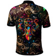AIO Pride Chaloner Of Denbighshire Welsh Family Crest Polo Shirt - Triple Moon Goddess