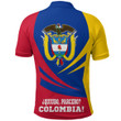 AIO Pride Colombia Polo Shirt Bincjou Coat Of Arms