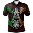 AIO Pride Rudd Bishop Of St David Welsh Family Crest Polo Shirt - Irish Celtic Symbols And Ornaments