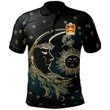 AIO Pride Newmarch Conqueror Of Brycheiniog 11Th Century Welsh Family Crest Polo Shirt - Celtic Wicca Sun Moons