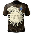 AIO Pride Cynan AB Elfyw Father Of Marchudd Welsh Family Crest Polo Shirt - Celtic Wicca Sun & Moon
