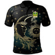 AIO Pride Quarrel Of Kilpeck Herefordshire Welsh Family Crest Polo Shirt - Celtic Wicca Sun Moons