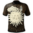 AIO Pride Corbet Shropshire Medieval Welsh Rolls Welsh Family Crest Polo Shirt - Celtic Wicca Sun & Moon
