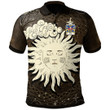 AIO Pride Philip Sir AP Rhys Breconshire Welsh Family Crest Polo Shirt - Celtic Wicca Sun & Moon