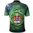AIO Pride Hampton Mayor Of Beaumaris Anglesey Welsh Family Crest Polo Shirt - Green Triquetra