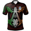 AIO Pride Cardiff Sir Walter Glamorgan Welsh Family Crest Polo Shirt - Irish Celtic Symbols And Ornaments