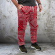 AIO Pride Red Bandana Patchwork Design Jogger Pant Camo