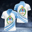 AIO Pride Argentina Coat Of Arms Big Wave Style Polo Shirt