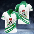 AIO Pride Nigeria Coat Of Arms Big Wave Style Polo Shirt