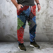 AIO Pride Bandana Fabric Patchwork Jogger Pants