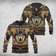 AIO Pride Native American Pattern Wolf Feather Arrow Christmas Hoodies