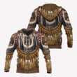 AIO Pride Native American 3D Red Tribal Pattern Hoodies