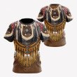 AIO Pride Native American 3D Red Tribal Pattern T-shirt