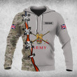 AIO Pride Custom Name British Army Flag Camo Hoodies