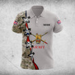 AIO Pride Custom Name British Army Flag Camo Polo Shirt