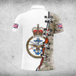 AIO Pride Custom Name British Armed Forces Flag Camo Polo Shirt