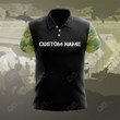 AIO Pride Custom Name My Time In Uniform Is Over But Being A Veteran Never Ends Polo Shirt