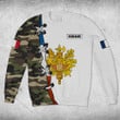 AIO Pride Custom Name France Camo Army Sweatshirt