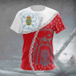 AIO Pride Denmark Flag And Coat Of Arms Viking T-shirt