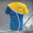 AIO Pride Sweden Flag And Coat Of Arms Viking T-shirt