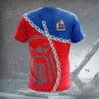 AIO Pride Iceland Flag And Coat Of Arms Viking T-shirt