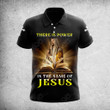 AIO Pride There Is Power In The Name Of Jesus Polo Shirt