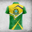 AIO Pride Brazil Flag Sport Polo Shirt